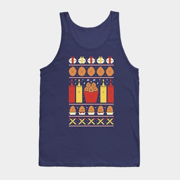 Christmas Nuggets Tank Top by HandsOffMyDinosaur